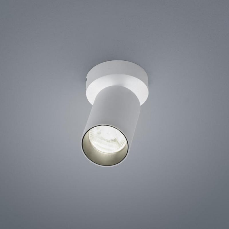 HELESTRA RIWA LED Deckenleuchte 8 W 480 lm 2700 K Warmweiß Ø 70 mm Mattweiß dimmbar